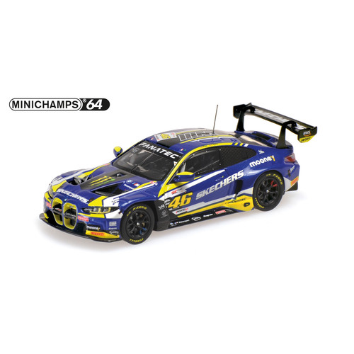 MINICHAMPS 1:64 宝马 M4 GT3 WRT 车队 米萨诺冠军 汽车模型预售