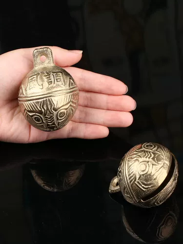 Медный колокольчик, подвеска, ретро аксессуар с аксессуарами ручной работы, «сделай сам»