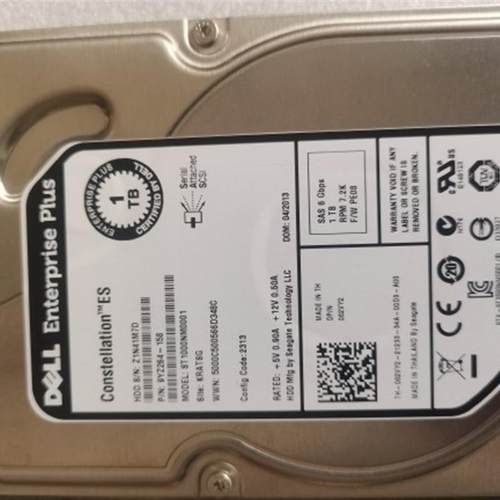 DELL 062VY2 62VY2 1T 7.2K SAS EQ存储硬盘 ST1000NM0001 62VY2