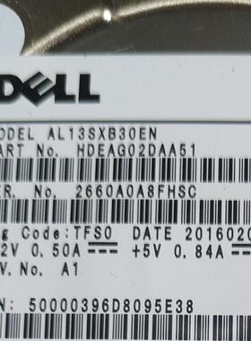 DELL 00RVDT 300G 15K SAS 12G 2.5寸 R630 730 服务器硬盘0RVDT