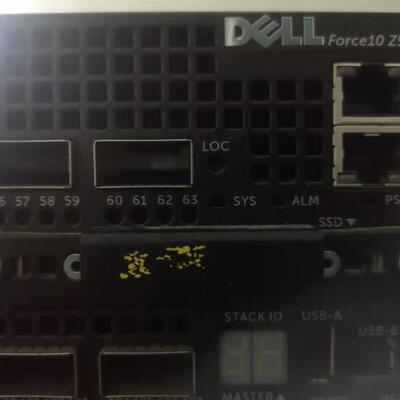 DELL戴尔 FORCE10 Z9000 32*40GbE QSFP+端口 双电源 现货
