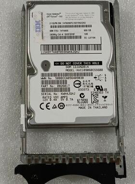 IBM 74Y4900 74Y4891 74Y9264 74Y7438 74Y9269 600G10KSAS可测试