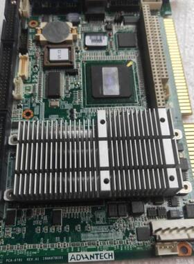研华PCA-6781VE REV.A1工控CPU半长卡19AK678101电脑主板支持ISA