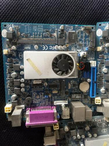 ZA-528S6 D525集成 主板 收银机 一体机POS机 DC12V ITX 小板