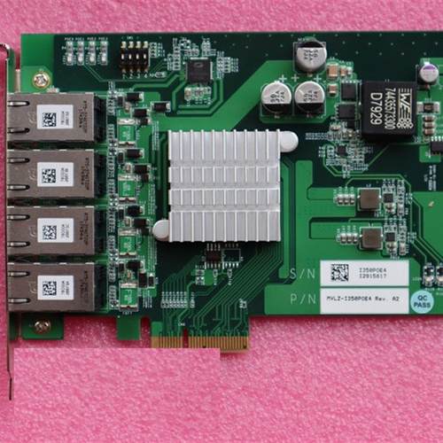原装正品PCIe-PoE354at 图像采集卡上海宸曜PoE354at四口POE网卡