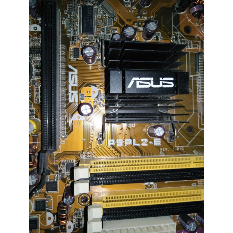 华硕p5pl2-e主板775针工控用板包好用
