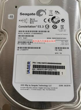 浪潮 NF5270 M4 NF5280 M4 硬盘 ST4000NM0023 4TB 4T SAS 3.5寸