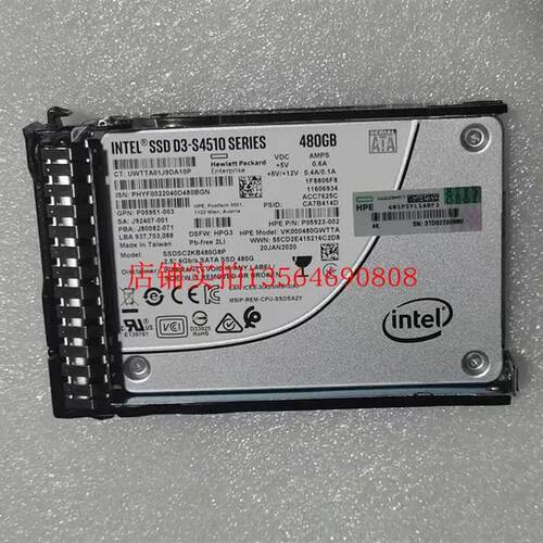 现货HP/惠普 P18422-B21 P18482-001 480GB SATA 6G Read SFF SSD