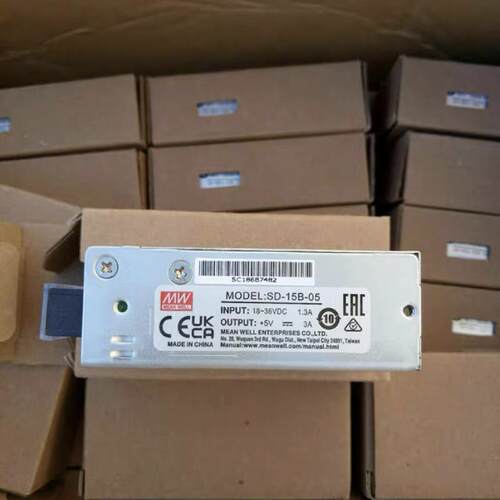 台湾明纬SD-15B-05开关电源DC直流变压转换器 18-36V转5V3A