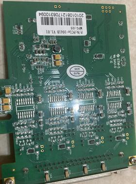 周立工PCIe-1641B V1.01.rs485 工业高速多串口卡,4口,拆机卡