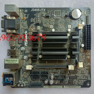 ASROCK/华擎科技J3455-ITX集成CPU四核迷你电脑主板NAS SATA*4个