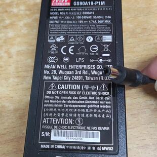 MW台湾明纬电源适配器GST90A19-NVDA 90W 19V4.74A医疗级三插电源