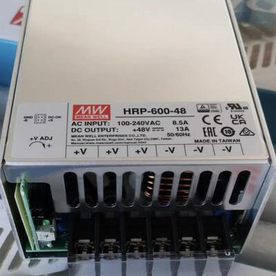 台湾明纬开关电源HRP-600-48 转直流48V13A 台产工业电源模块