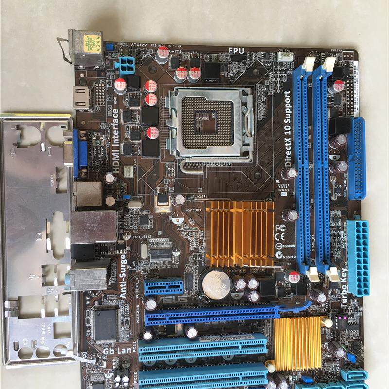 华硕P5G41-M ddr2内存 g41集显主板 通杀775针双核酷睿四核超值