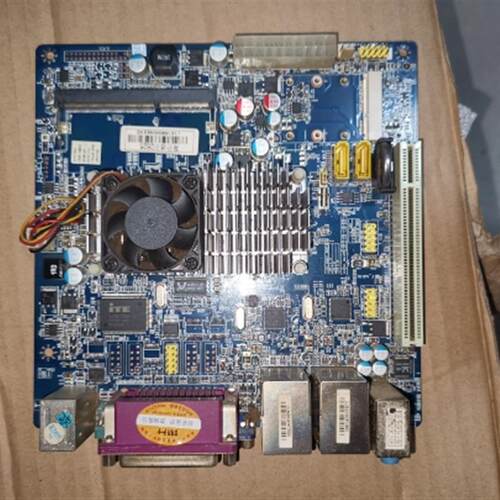 翔升D525工控主板 双千兆网卡pos收银工控机d525itx主板