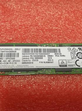 三星SSD 256G SM951 固态硬盘 MZ-VPV2560 MZVPV256HDGL 拆机