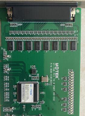 宇泰pci转8口R-232高速扩展卡 PCI串口卡 工业级UT-768采集卡