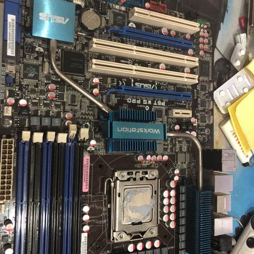 Asus/华硕 P6T WS PRO X58主板 1366针 支持 PCI-X 现货带原挡板