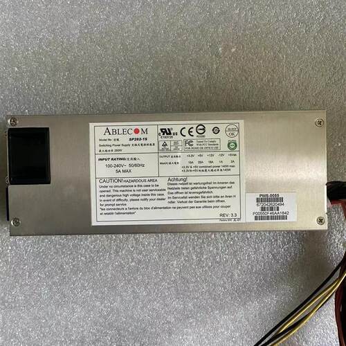 现货  超微 ABLECOM服务器电源SP262-1S 1U服务器电源