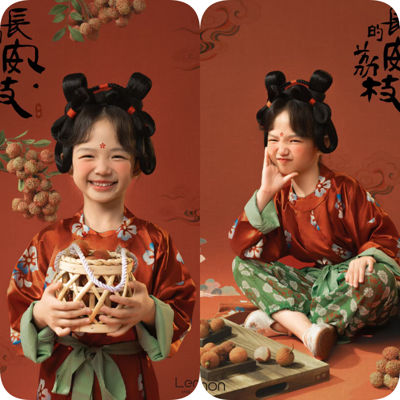 儿童摄影服装影楼用中大童拍摄服装长安的离职主题儿童拍照服装