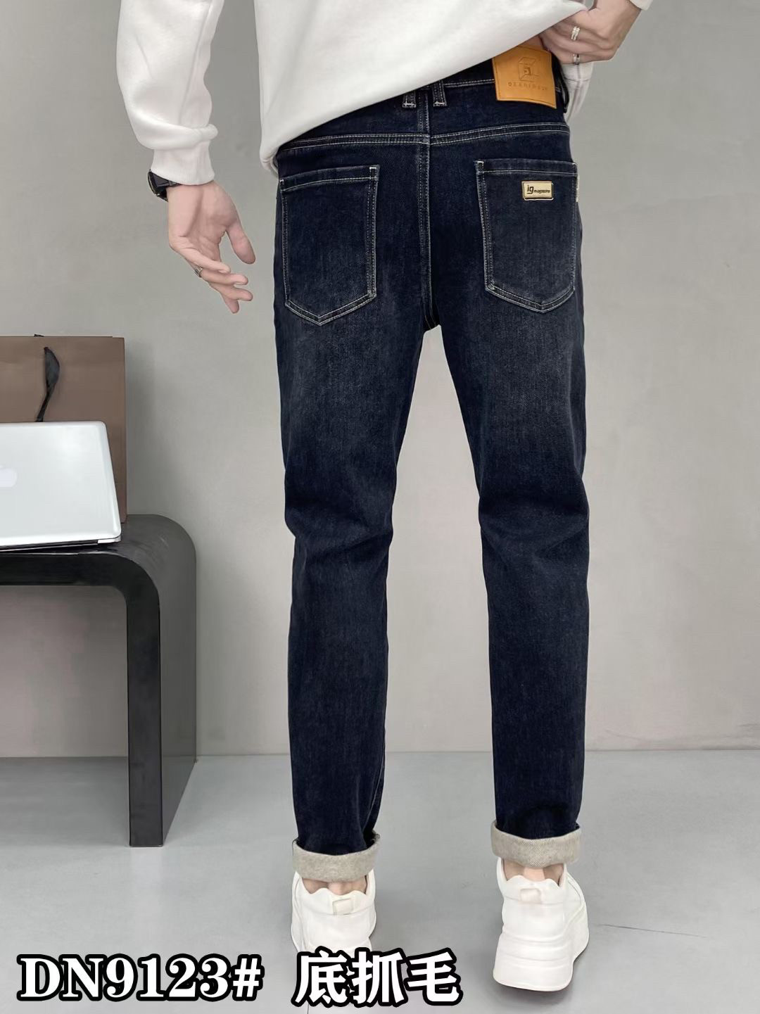 动力牛9123冬款牛仔裤