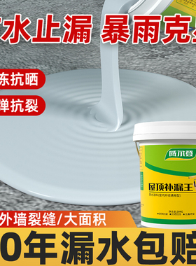 屋顶防水补漏材料补漏裂缝渗水专用涂料楼顶漏水堵漏王防漏防水胶