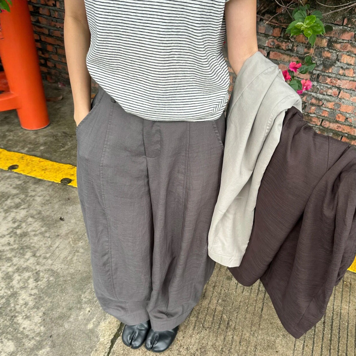 舒服到当睡裤的气球裤~图片