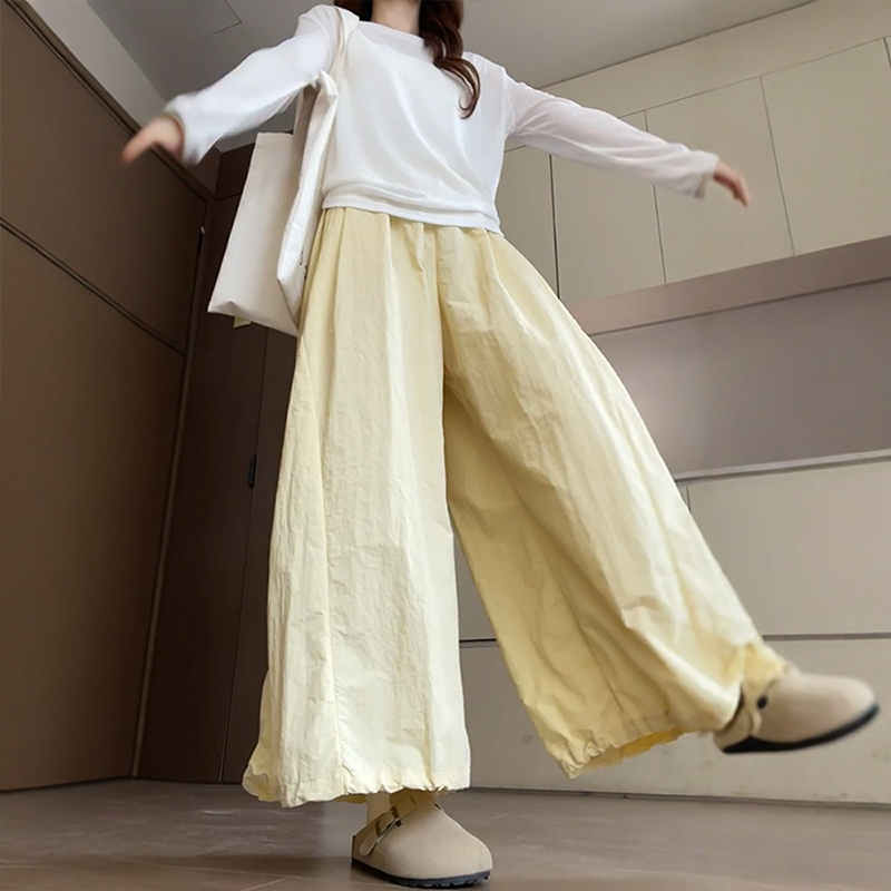 夏天还得是灯笼花苞裤！