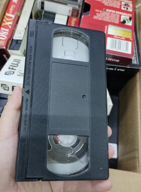 二手老式录像带用过的VHS磁带录像带废旧录像带当装饰品道具卖