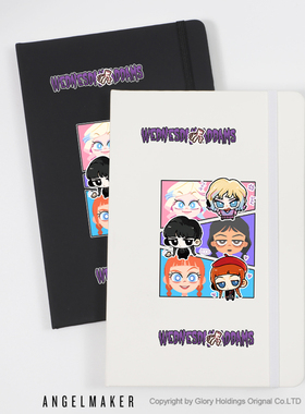 星期三 Wednesday周边艾格尼丝小狼女同人学生绑带笔记本子记事簿