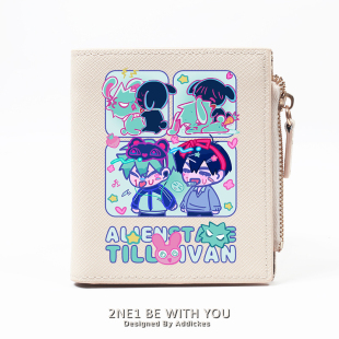 alienstage异形舞台周边钱包短款小众设计日韩ins风ivan till同人