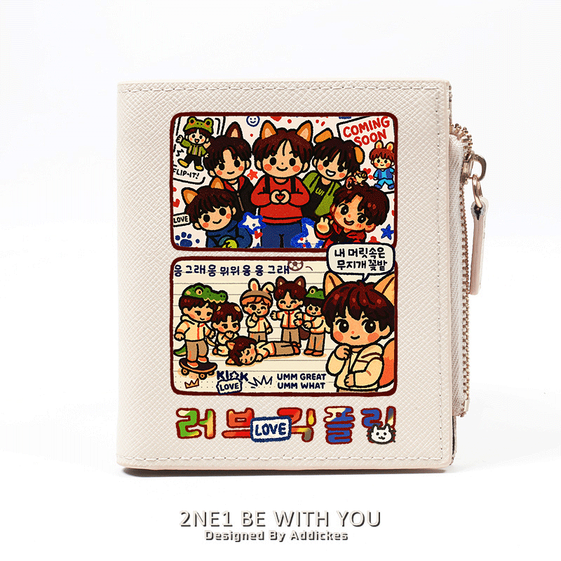 KICKFLIP组合应援物周边钱包卡包