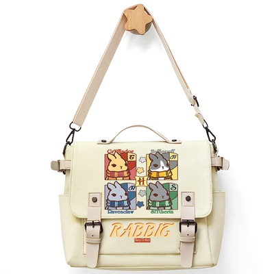 小兔子联名本命年学生单肩帆布包