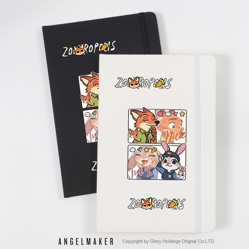 疯狂动物城周边笔记本