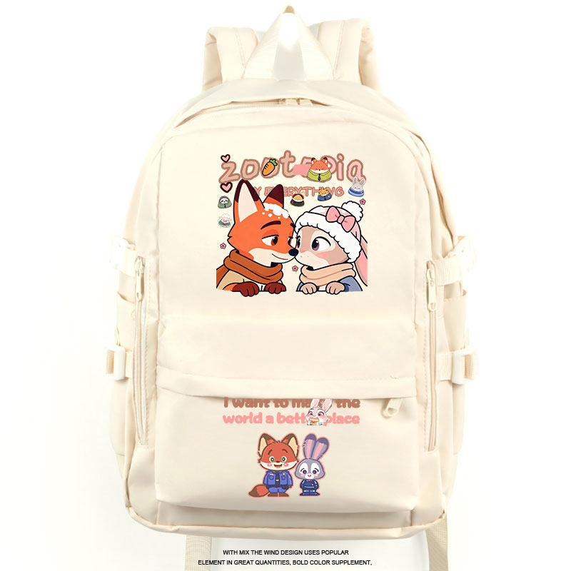 疯狂动物城周边双肩书包