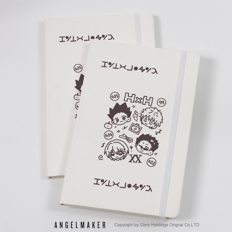全职猎人奇伢小杰周边动漫卡通日系二次元绑带笔记本子记事簿手账