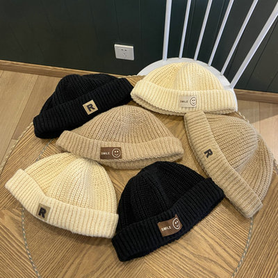 瓜皮帽男女日系简约秋冬