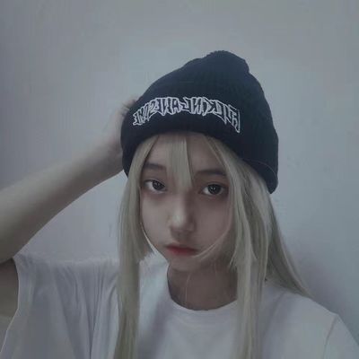 潮牌ins秋冬保暖毛线帽针织帽