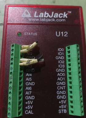 labjack U12 USB数据采集模块卡8K采样率8路单
