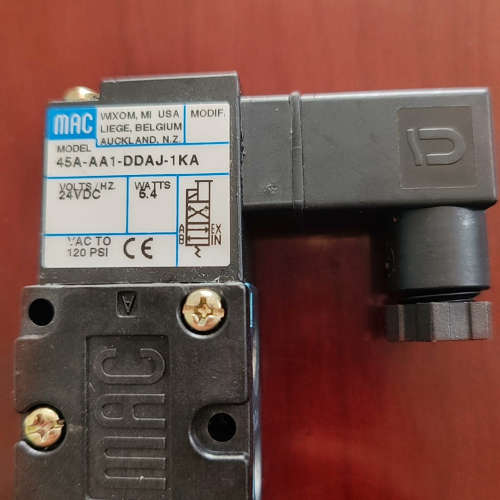 MAC电磁阀,型号45A-AA1-DDAJ-1KA,24VD