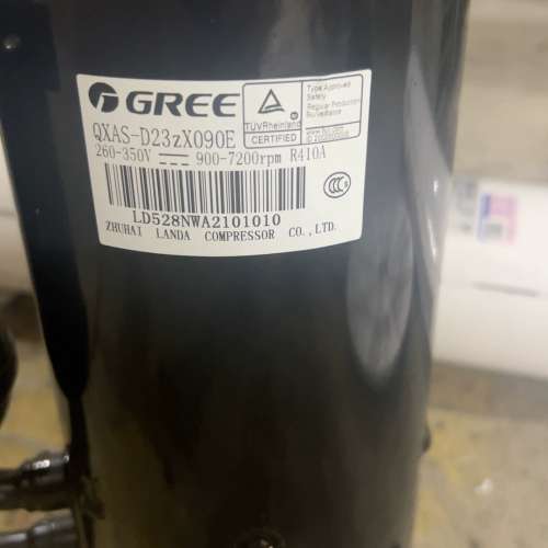 格力3匹风管机直流变频外机压缩机，型号：QXAS-DzX09