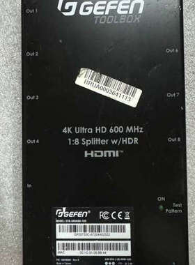 Gefen 4K Ultra HD 1x8 HDMI分配器，