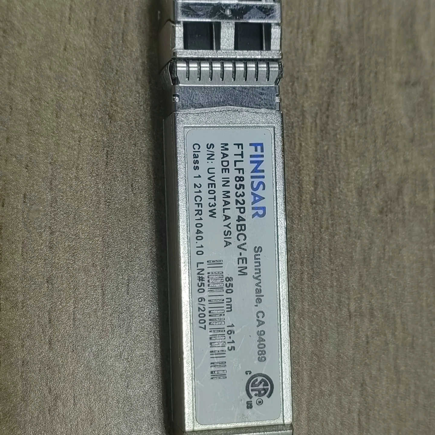 菲尼萨FTLF8532P4BCV-EM，850nm，SFP+