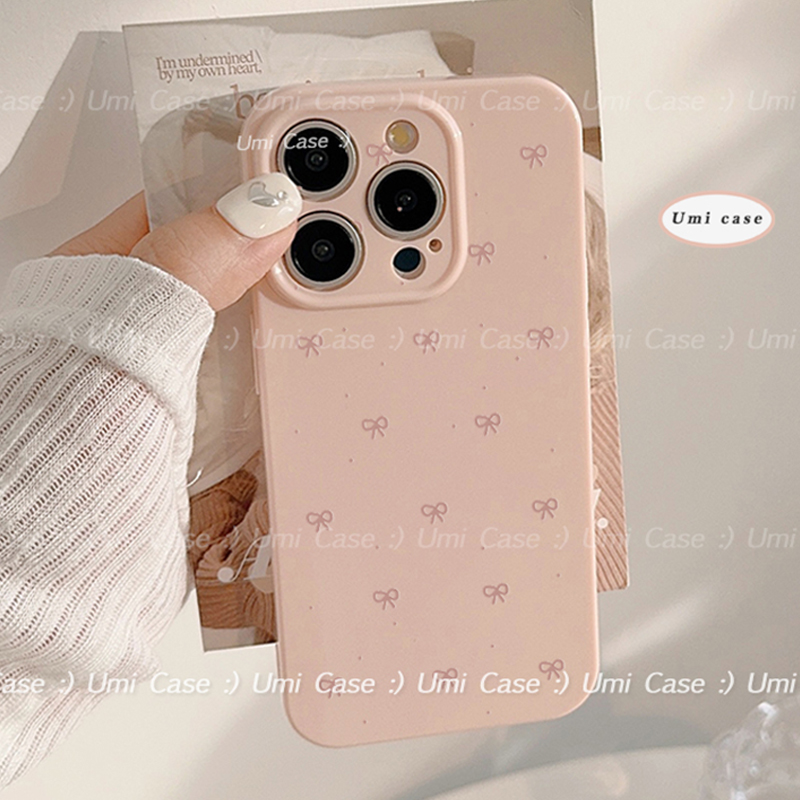 韩系ins蝴蝶结适用苹果16promax手机壳iphone13新款14pro女款12少女粉色甜妹简约11全包软壳15plus防摔保护套