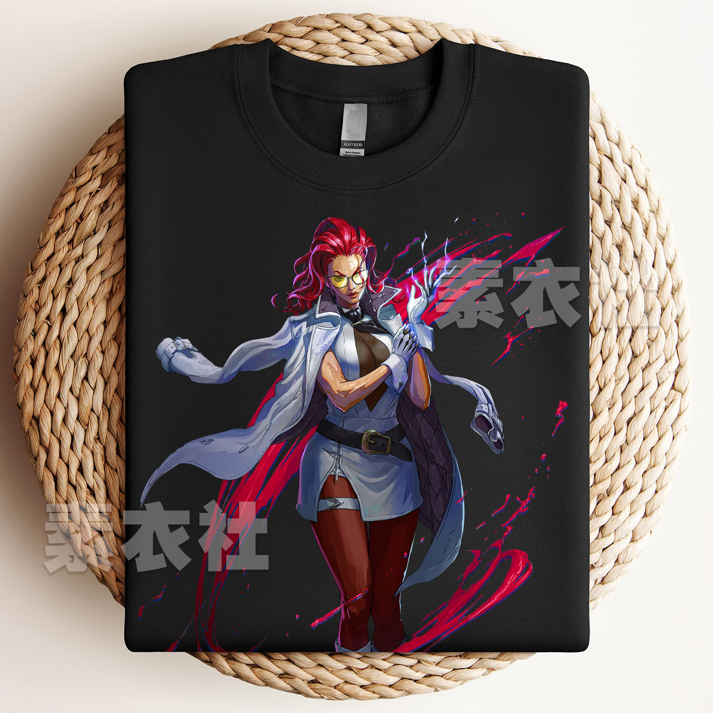 街霸6深红毒蛇短袖格斗游戏周边C.VIPER street fighter6 T恤纯棉