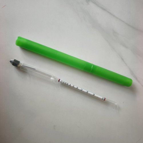 酒精计 酒度表 0-100酒度计 分度值1度 酒精比重计 酒精含量测量