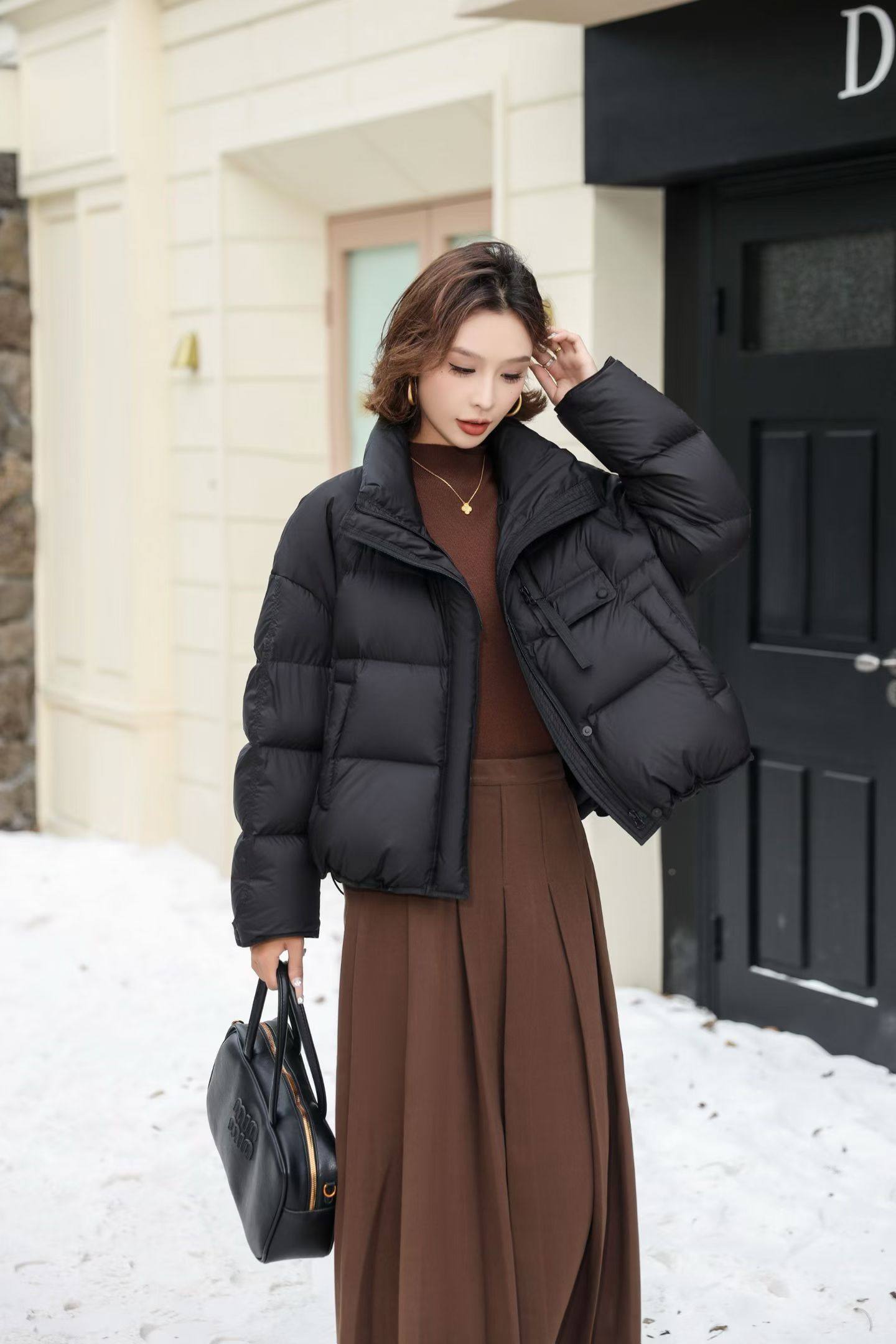 2026年冬新款韩版时尚百搭显瘦立领短款休闲羽绒服保暖外套女9968,女装/女士精品,羽绒服,淘宝优惠券,粉丝福利购,淘宝优惠卷