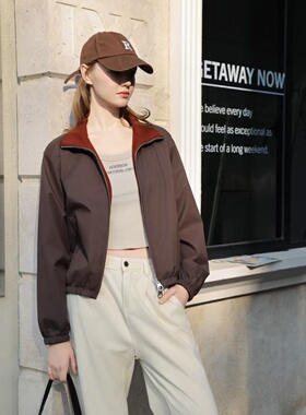 意大利Lp两面穿 松弛老钱风外套意大利双面女士飞行员夹克风衣