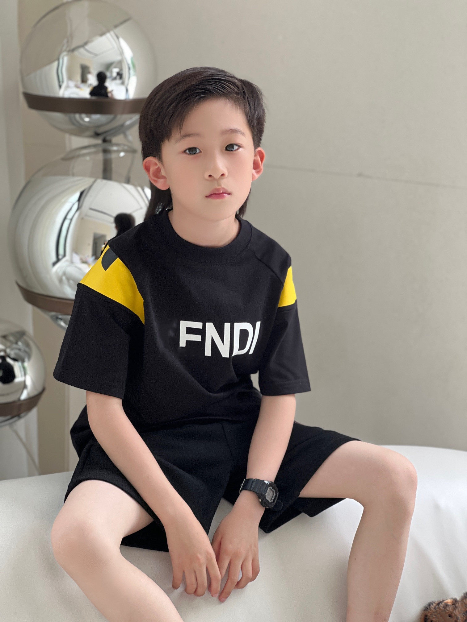 夏季男童洋气休闲全棉半袖上衣小恶魔硅胶肩章印花短袖T恤2-14岁,童装/婴儿装/亲子装,T恤,淘宝优惠券,粉丝福利购,淘宝优惠卷