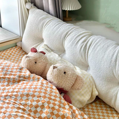 床头软包靠枕护腰靠垫沙发抱枕可拆洗大靠背榻榻米床上儿童看书女